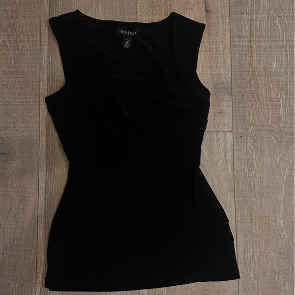 White House Black Market Classic Black Mini Dress - Picture 1 of 2